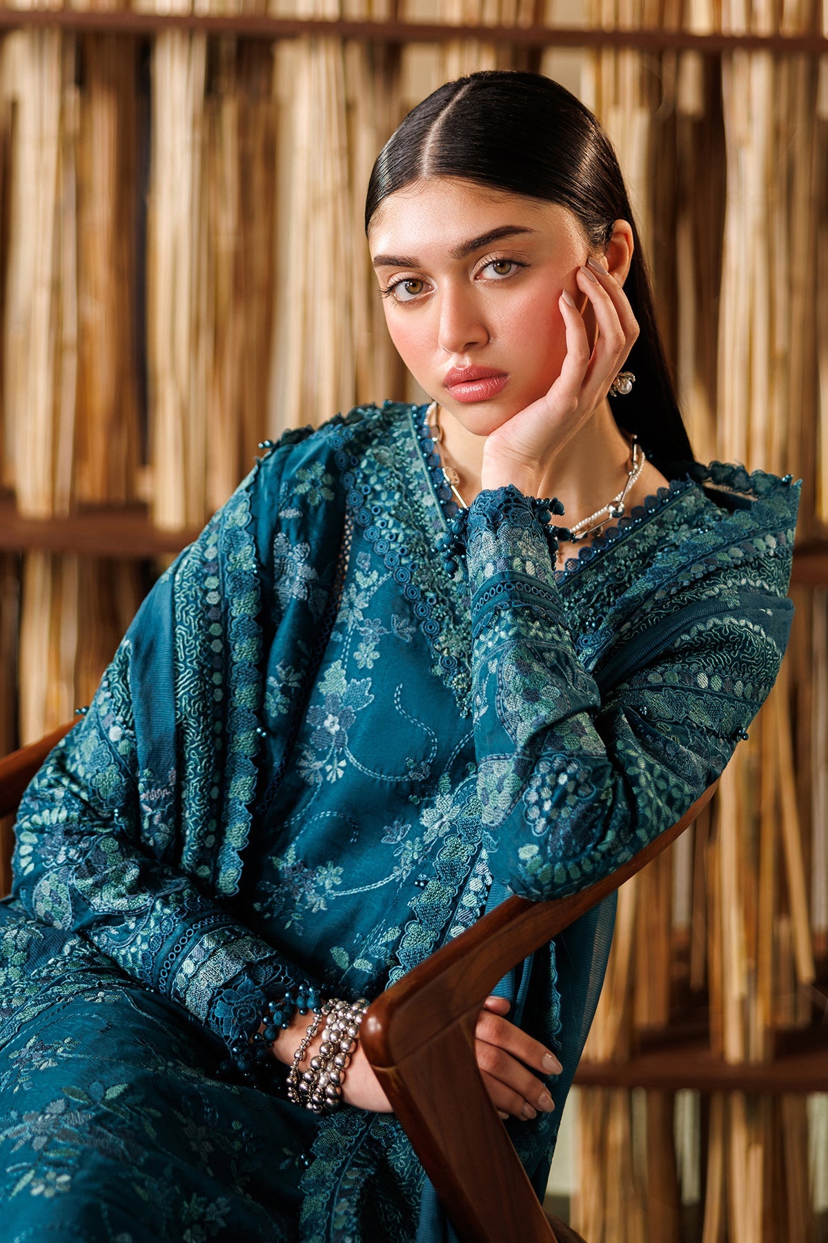 BAROQUE |EMBROIDERED LAWN | EL26-D04