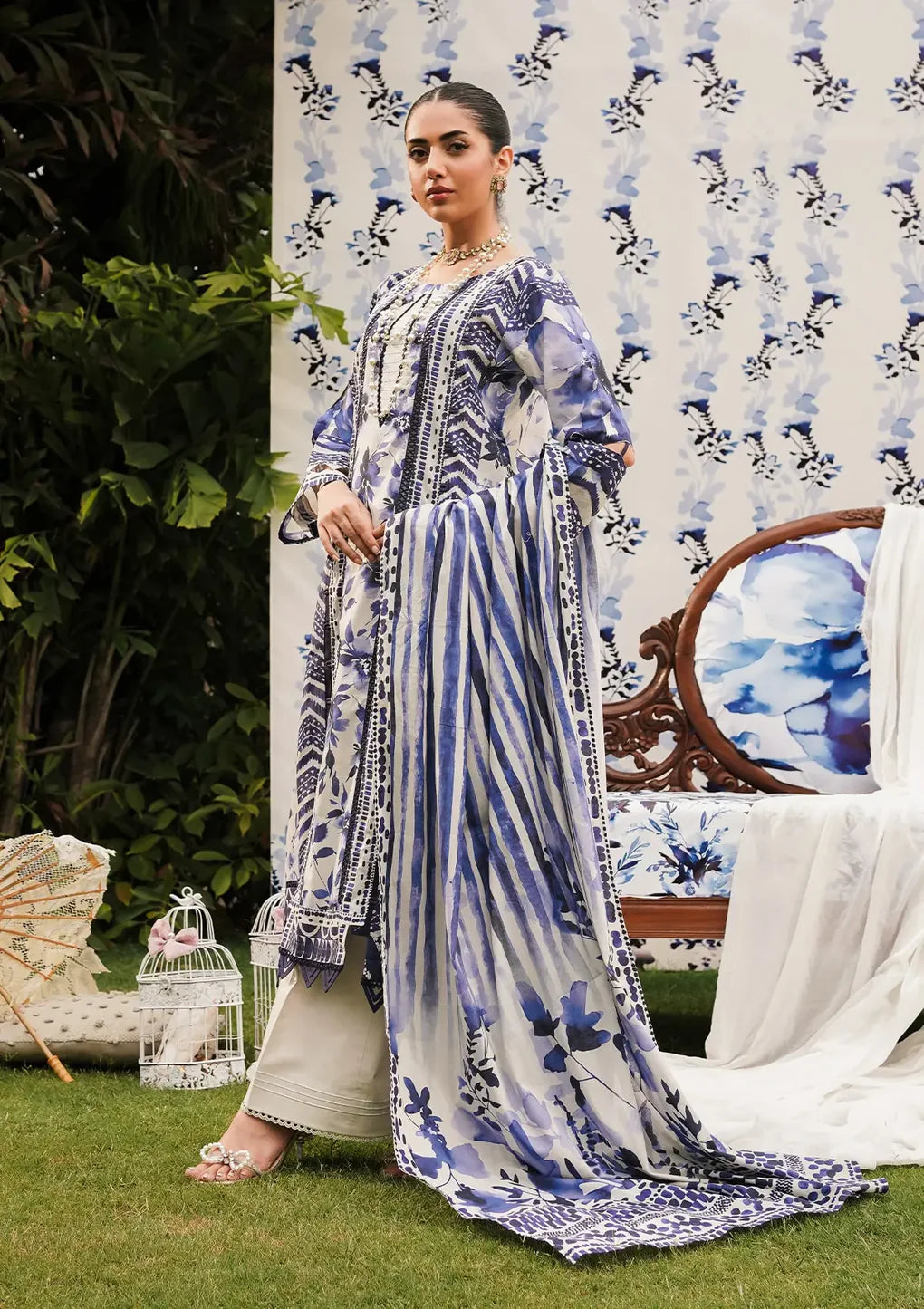 Elaf | Printed Lawn | Shadow Sisters