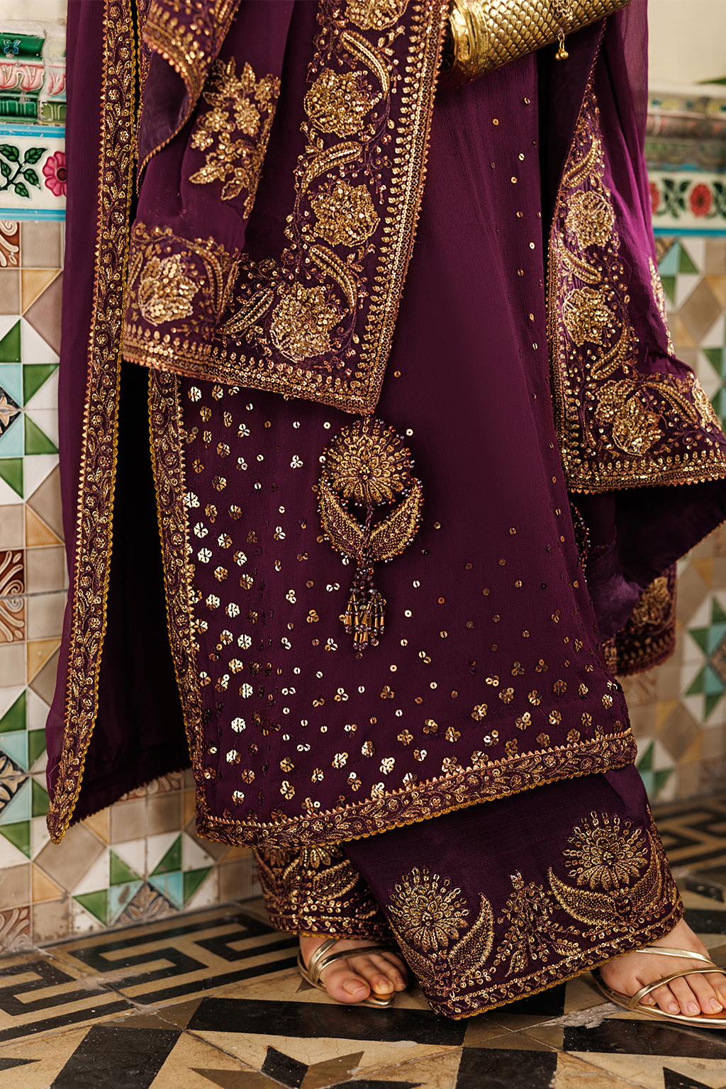 Iznik | Semi Formals - Embroidered Chiffon | CC-95