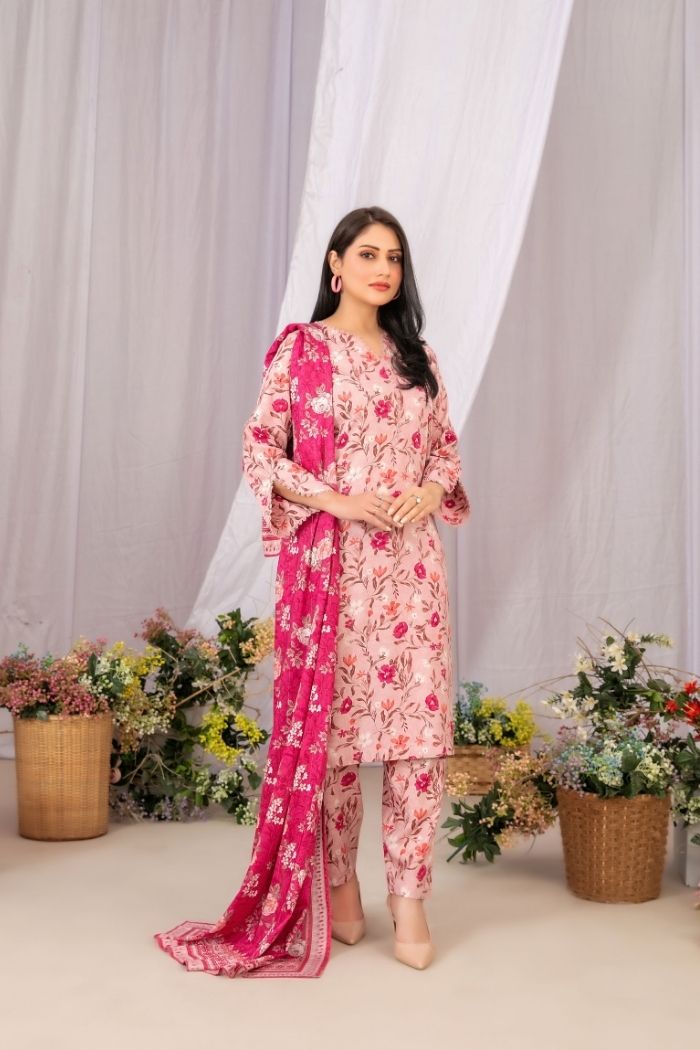 Tawakaal | Lireh 3Pcs Digital Print suiting | D-5430