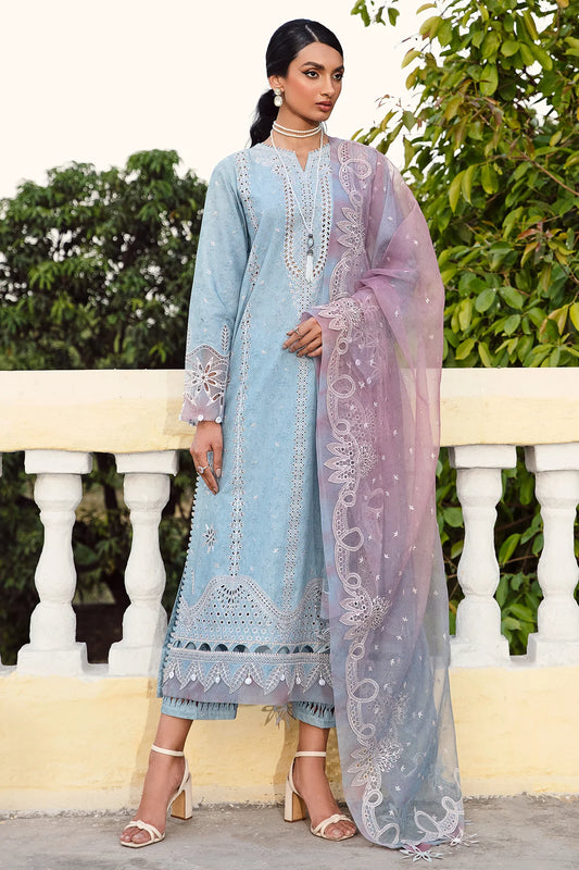 Jazmin | Iris Eid Lawn 23 | POWDER BLUE