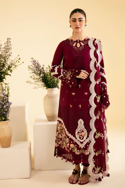 Qalamkar | Chikankari Lawn | ZENAL