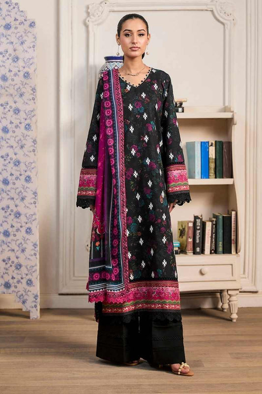 Raj Bari | Raha - 3 pc Premium Chikankari Prints | RBR - 07