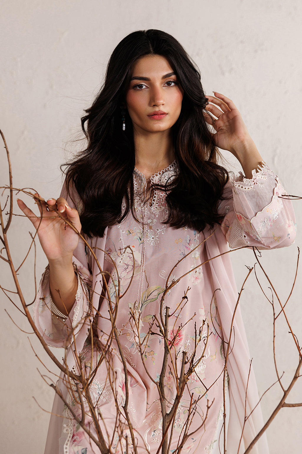 Iznik | Festive Embroidered Lawn | IBE-12