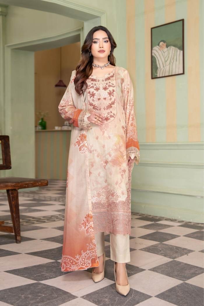 Riaz Arts | Gul-e-Rukh Supreme lawn 3 Piece | RA-G-07