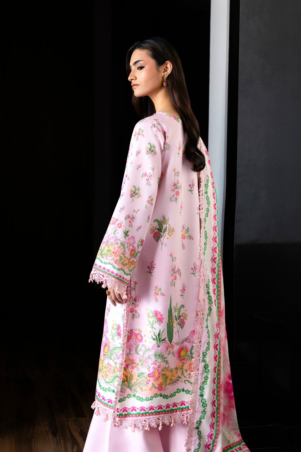 Naqsh | Midnight Meadow Lawn | Rosette