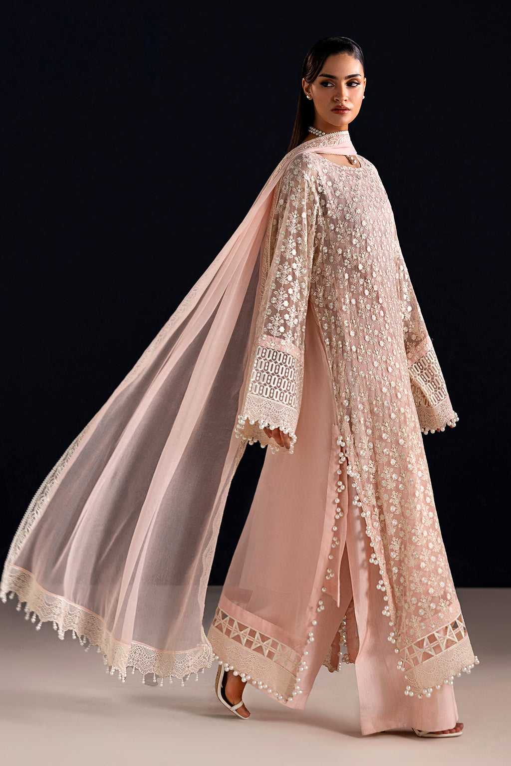 Baroque | EMBROIDERED CHIFFON | UF-4533