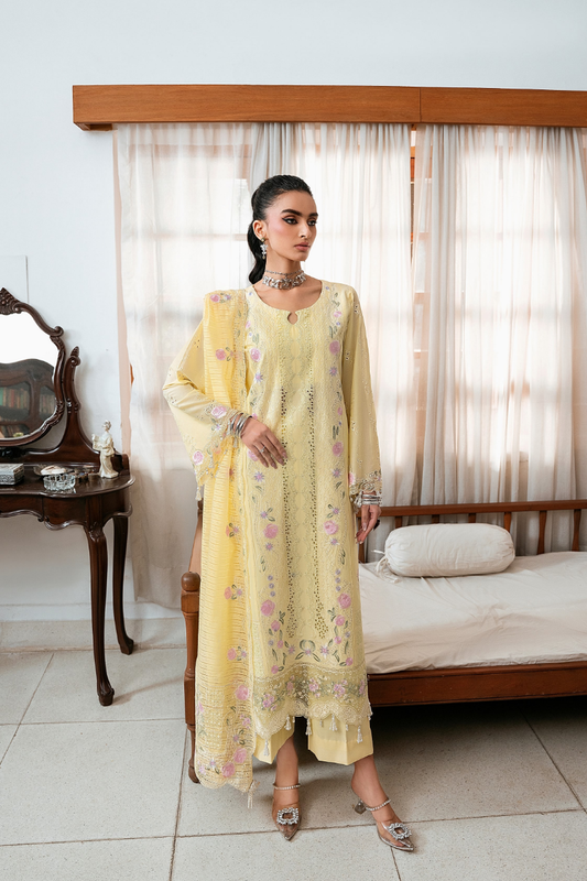 NAQSH | CHIKANKARI FESTIVE EDIT 26' | SUN GLOW
