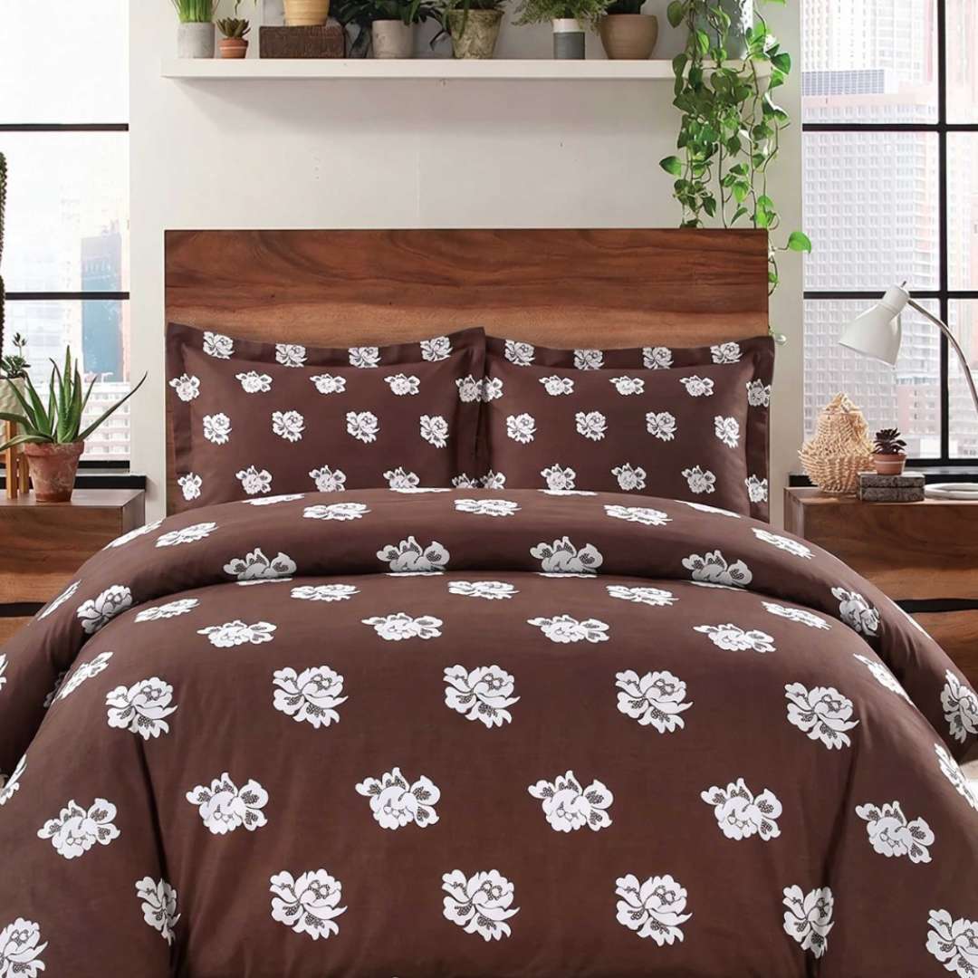Zainab Fatima | King Size Bed Sheet Set | ZF-BED-014