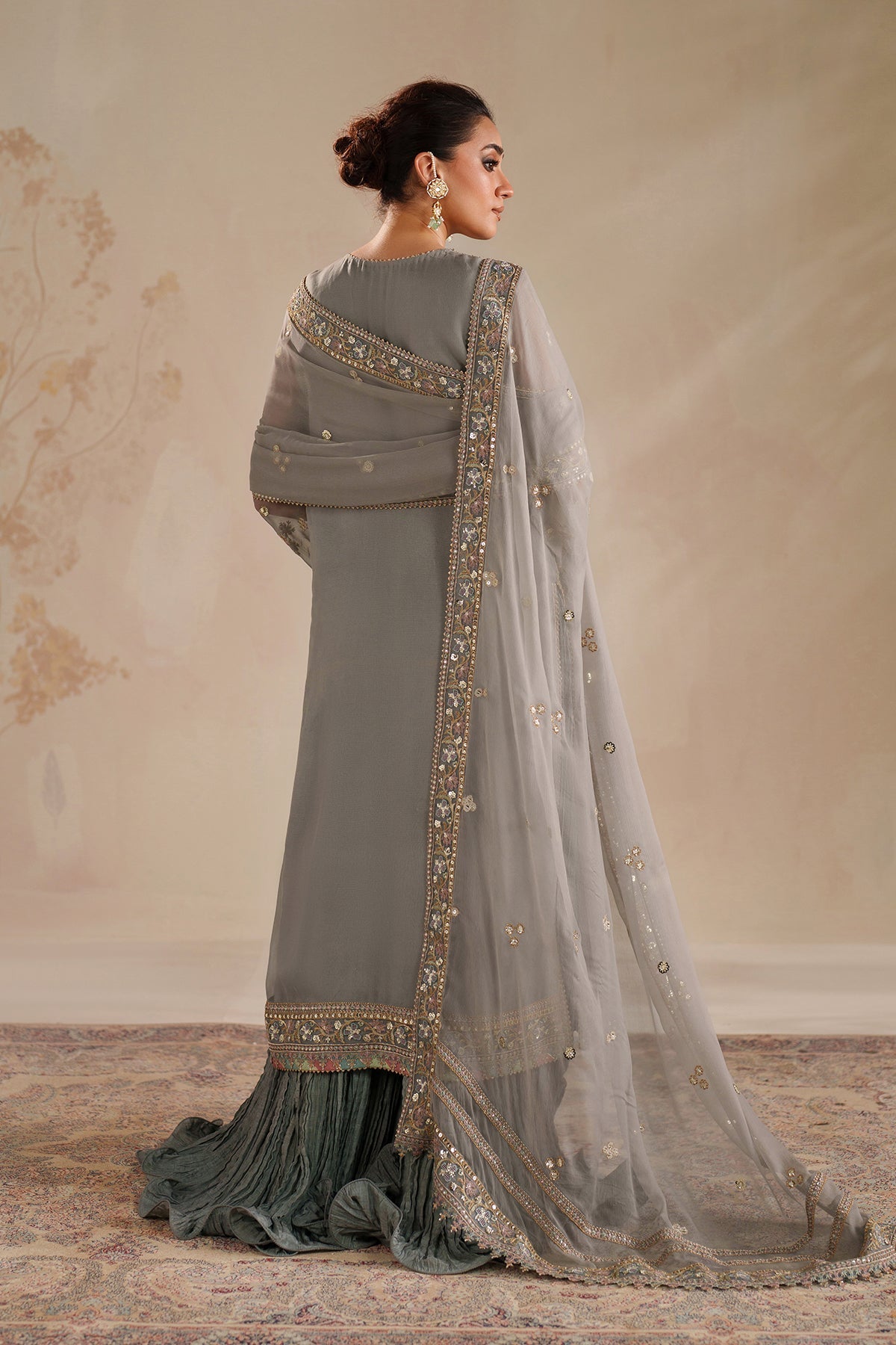 Baroque | EMBROIDERED CHIFFON | UF-4364