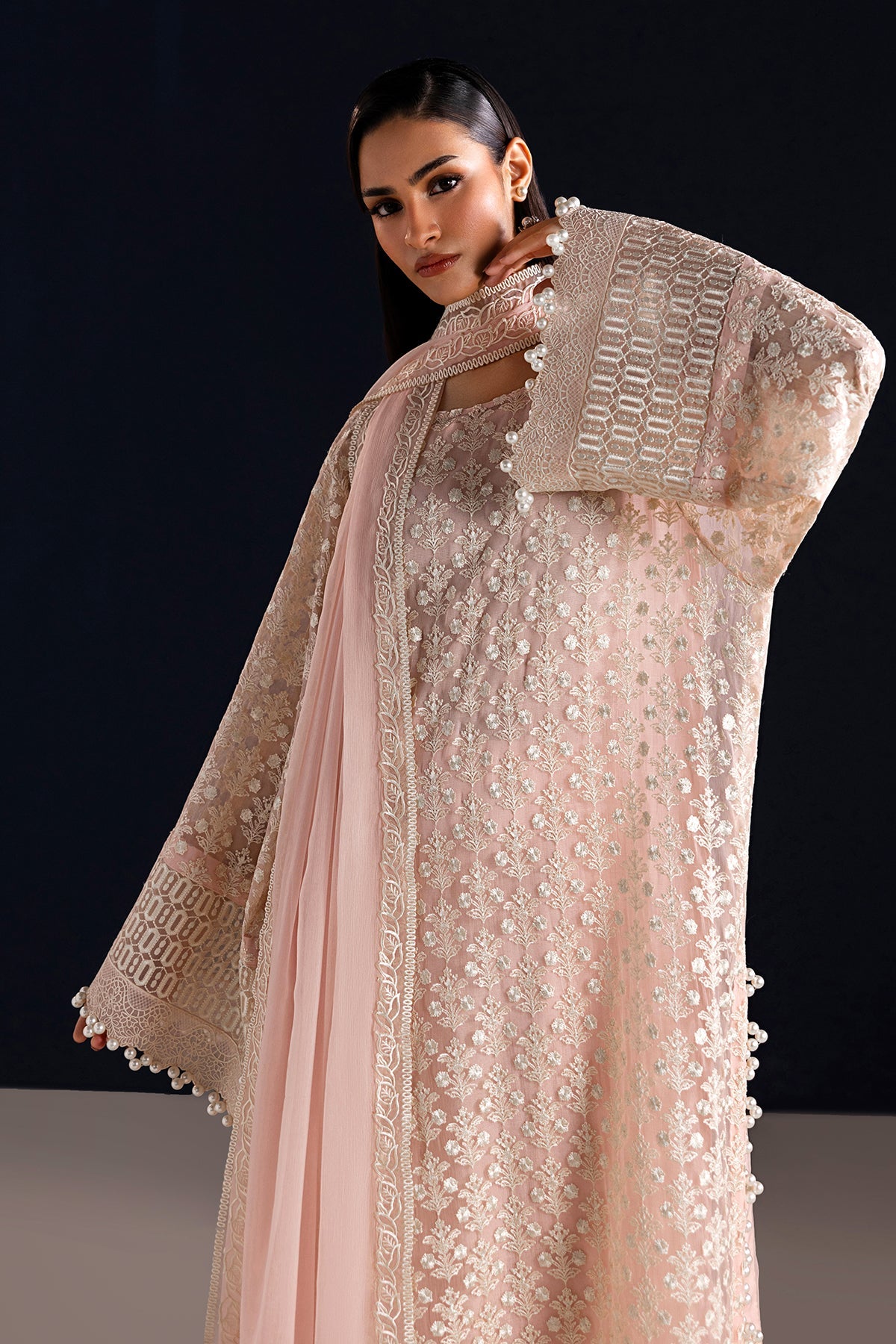 Baroque | EMBROIDERED CHIFFON | UF-4533
