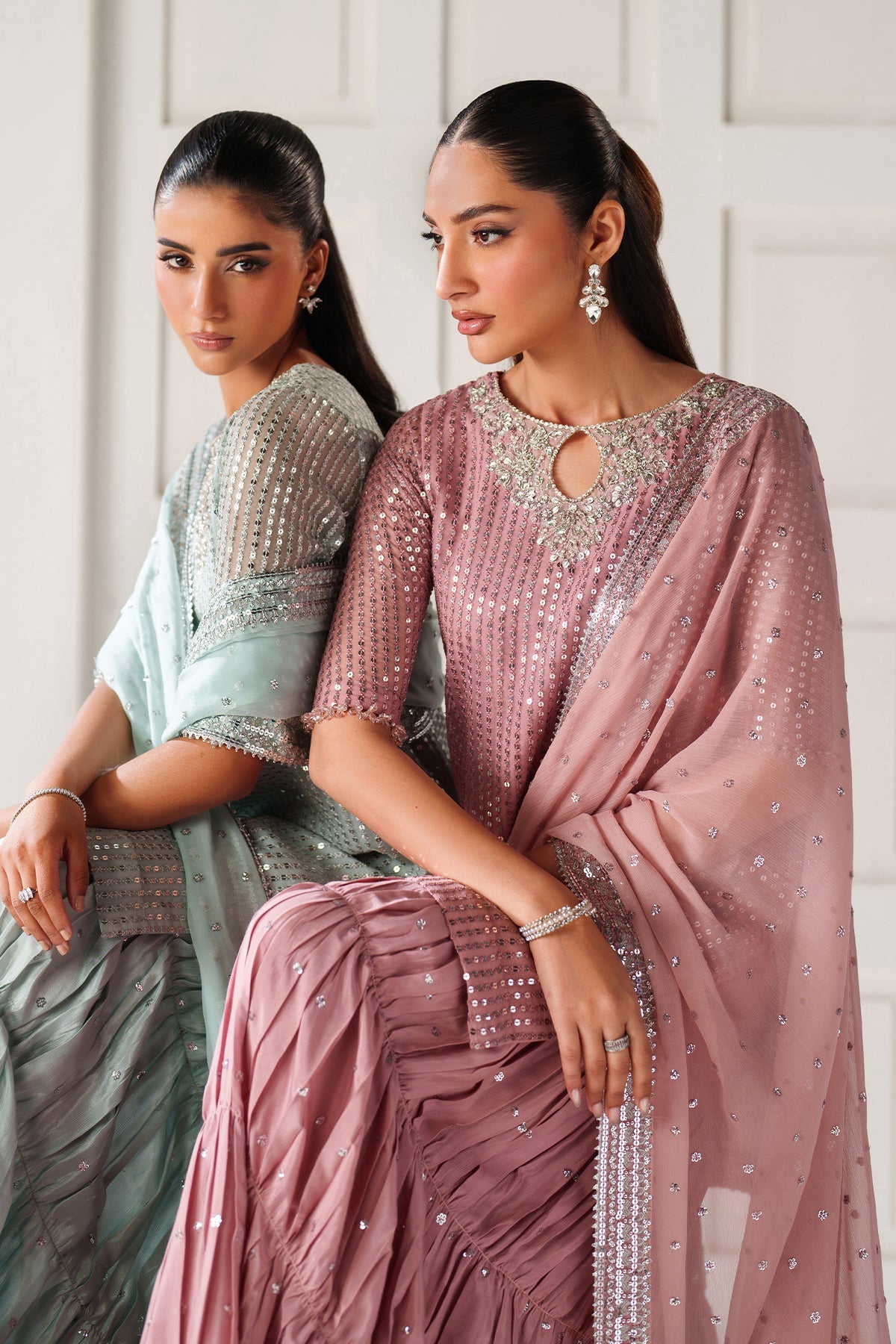 Baroque | Embroidered Chiffon | UF-4389-01