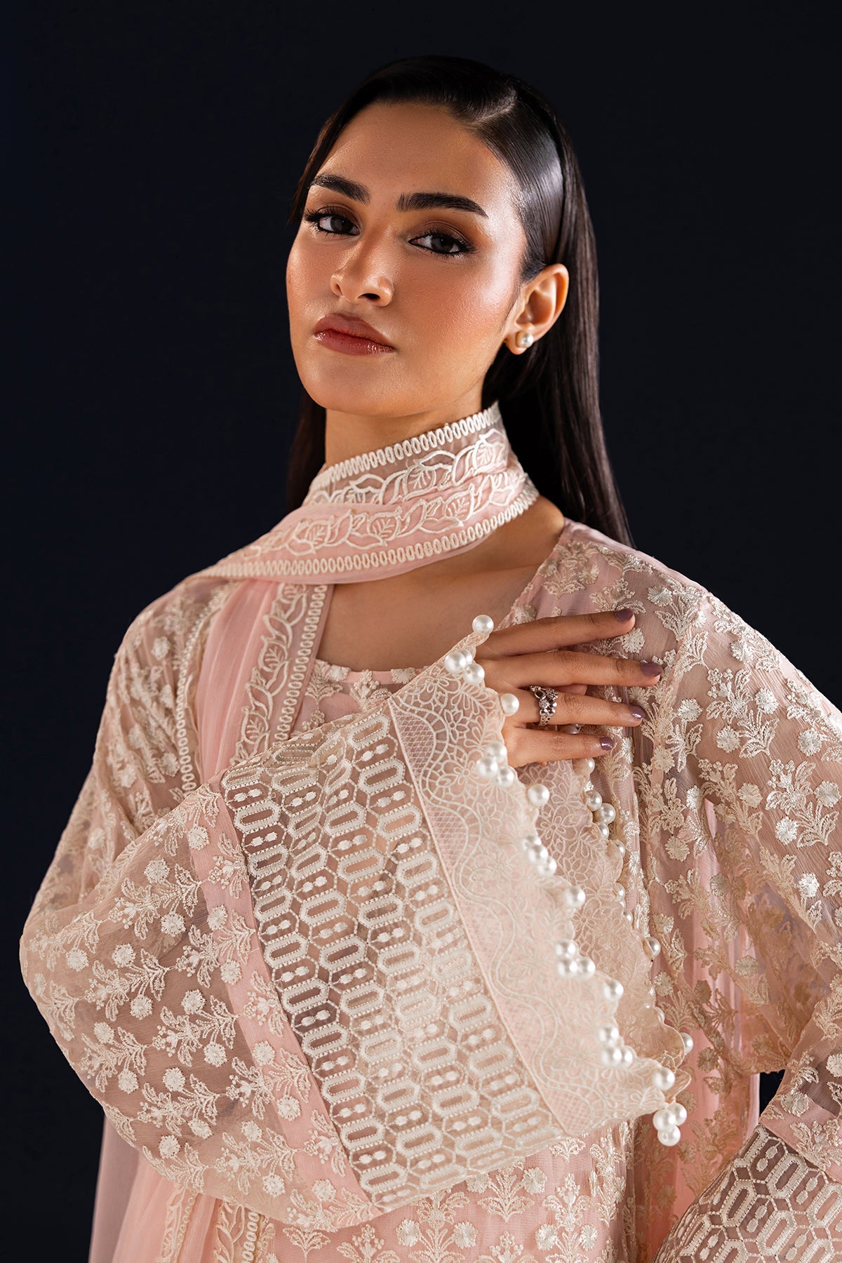 Baroque | EMBROIDERED CHIFFON | UF-4533