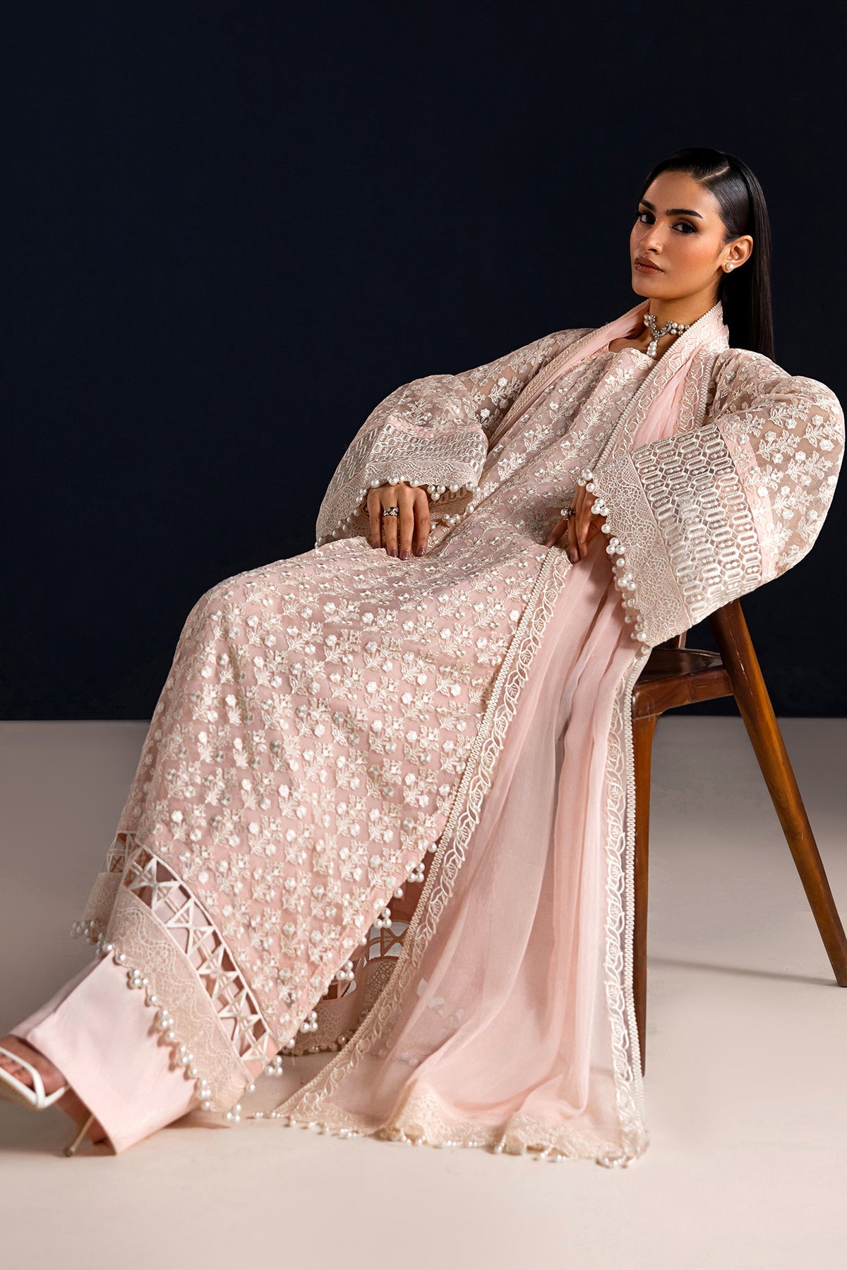Baroque | EMBROIDERED CHIFFON | UF-4533