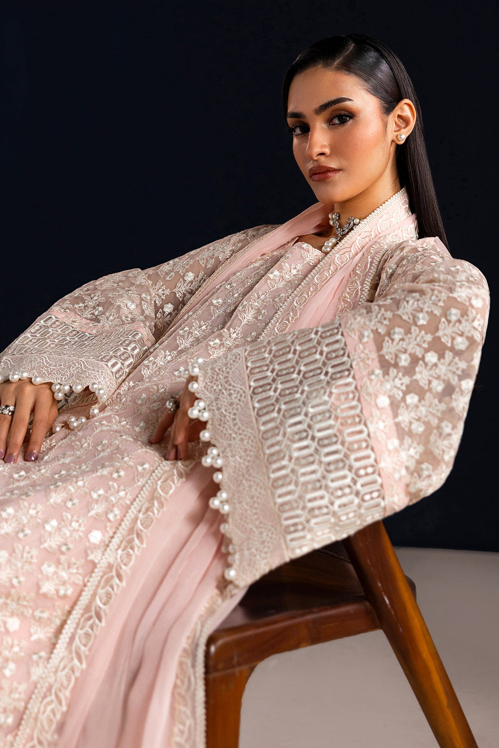 Baroque | EMBROIDERED CHIFFON | UF-4533
