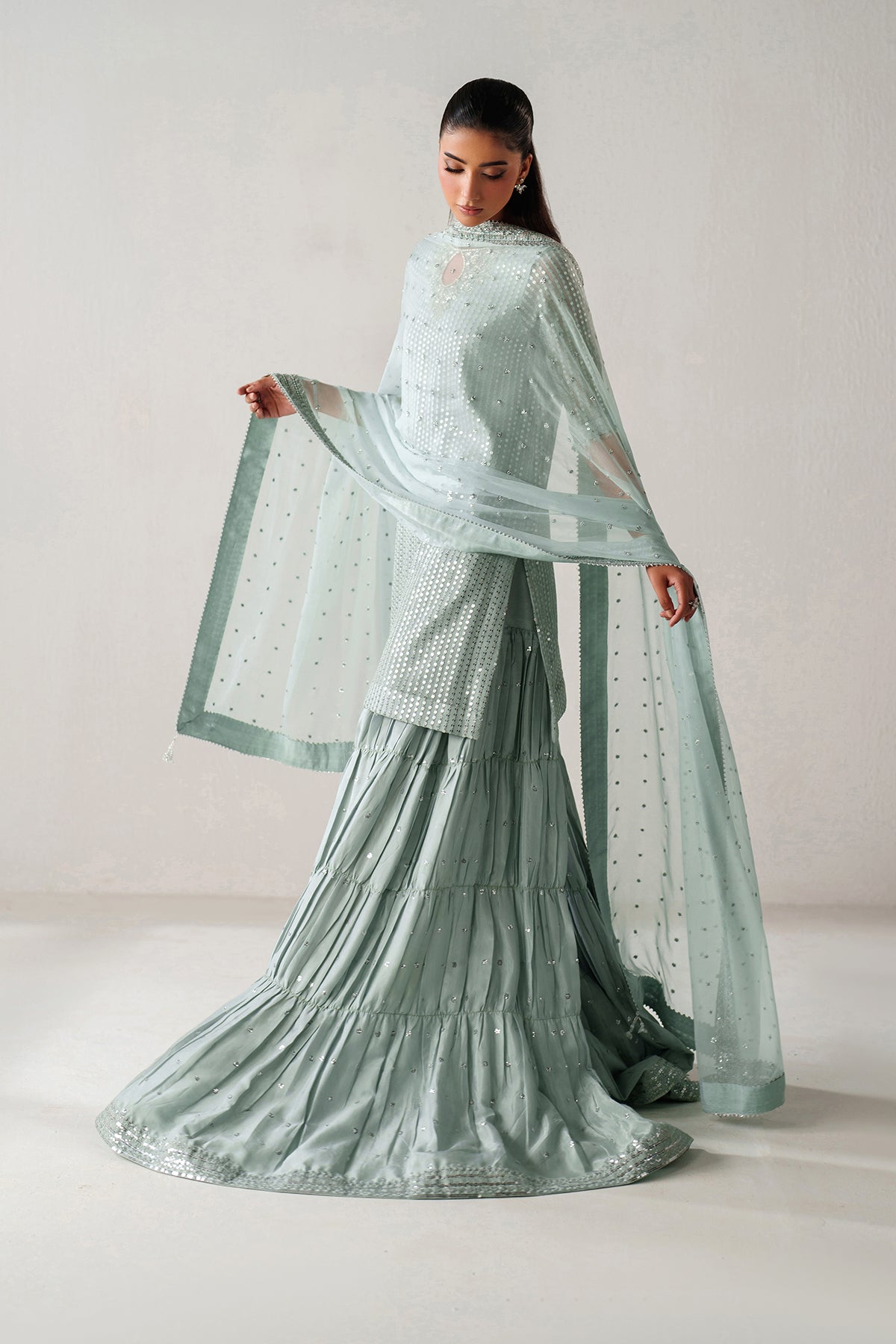 Baroque | Embroidered Chiffon | UF-4389-01