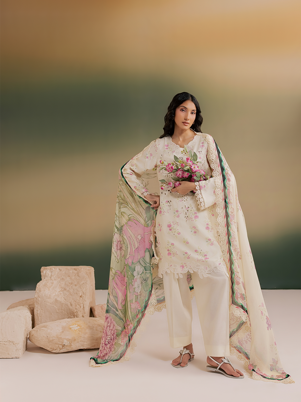 Mahnur | Sage winter Viscose | IM-15