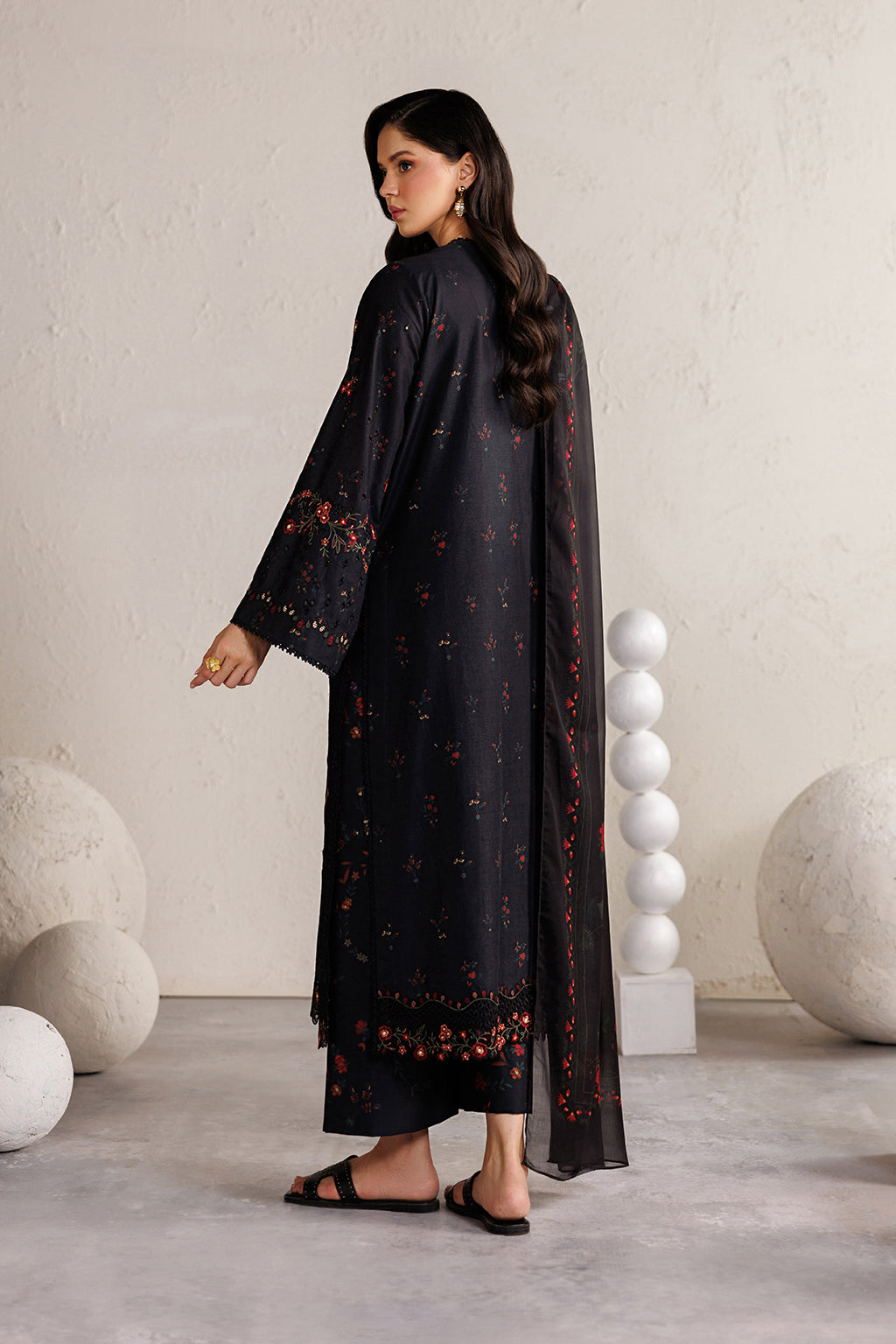 Iznik | Festive Embroidered Lawn | IBE-11