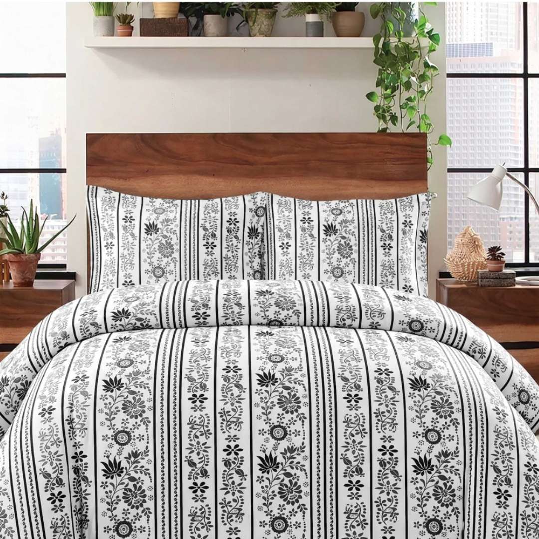 Zainab Fatima | King Size Bed Sheet Set | ZF-BED-015