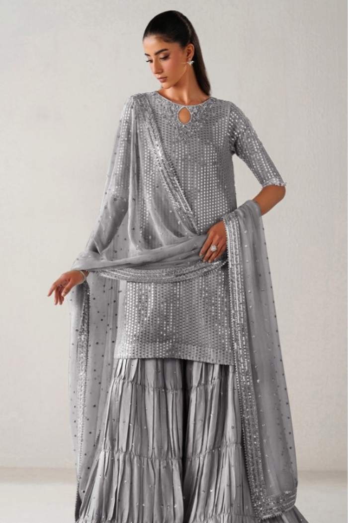 Baroque | Embroidered Chiffon | UF-4389-08