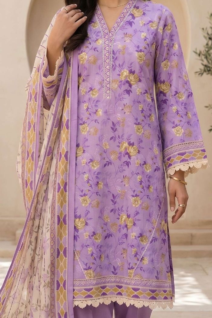 Zellbury | 3 Pcs Printed Lawn | 008
