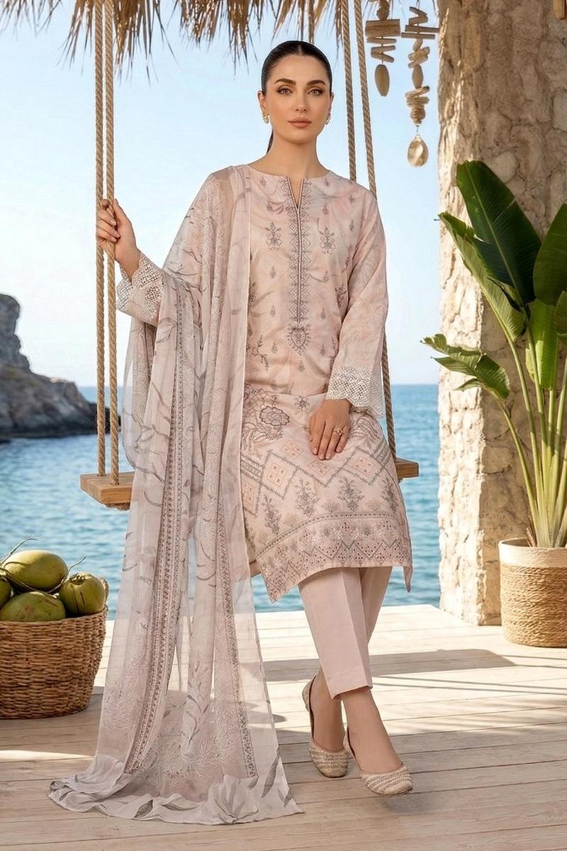 Riaz Arts | Distoor Supreme Lawn - 3 Pc | RA - D - 08