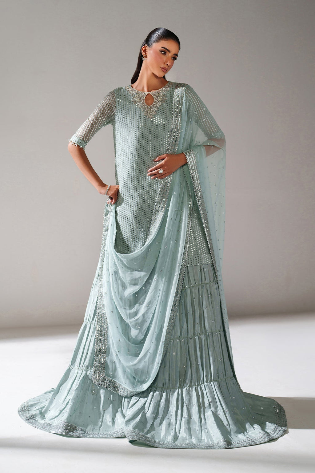 Baroque | Embroidered Chiffon | UF-4389-01