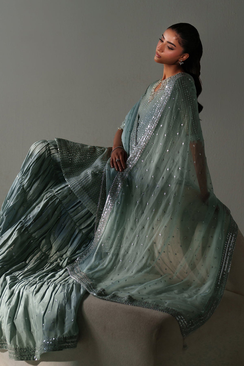 Baroque | Embroidered Chiffon | UF-4389-01