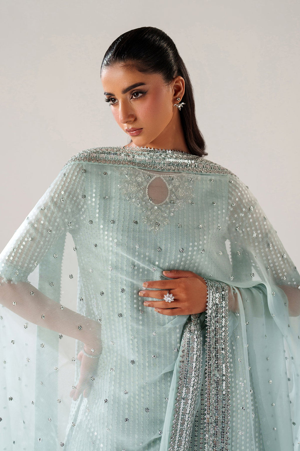 Baroque | Embroidered Chiffon | UF-4389-01