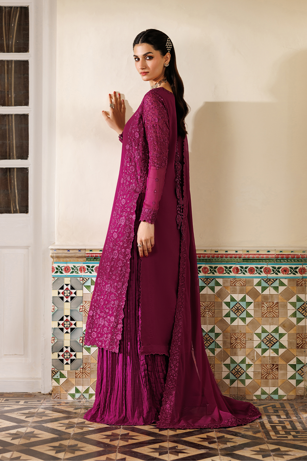 Iznik | Semi Formals -  Embroidered Chiffon | CC-93