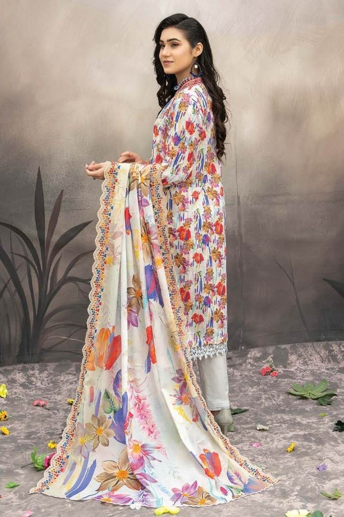 Riaz Arts | Elegant 3 Piece Lawn | RA-EX-08