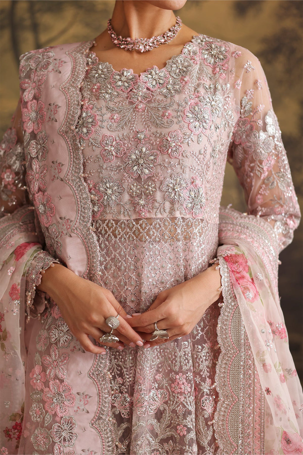 Baroque | EMBROIDERED NET | UF-4380