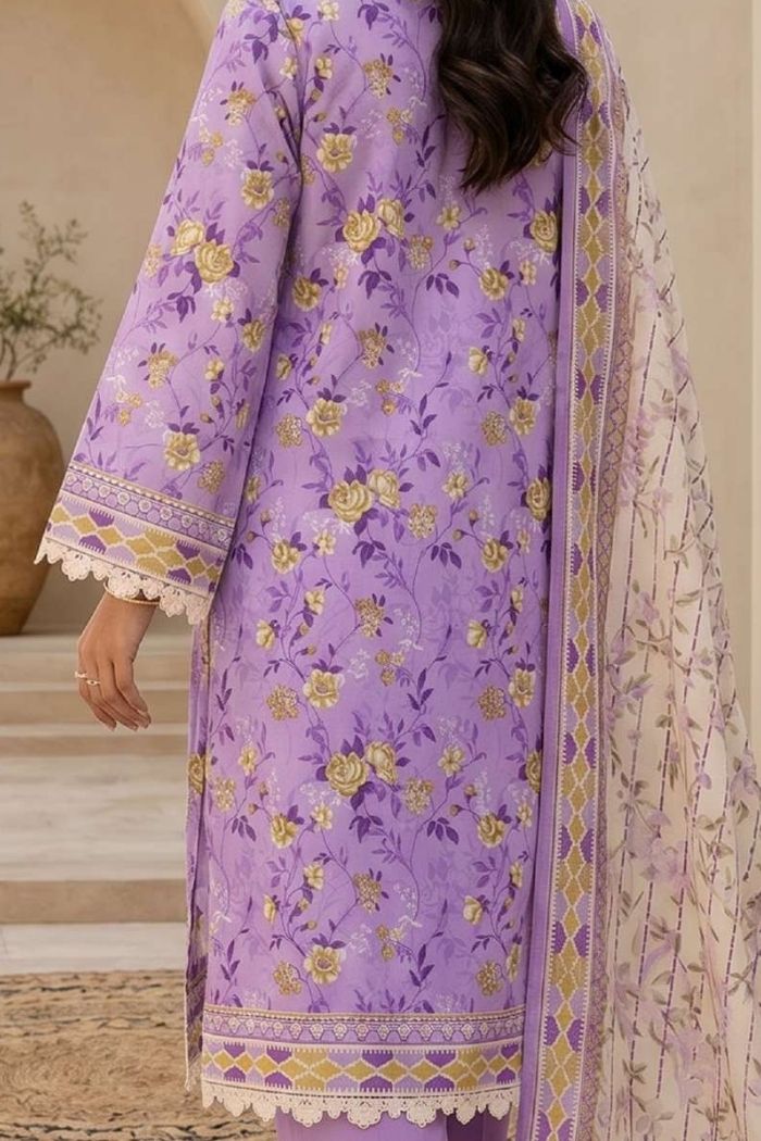 Zellbury | 3 Pcs Printed Lawn | 008