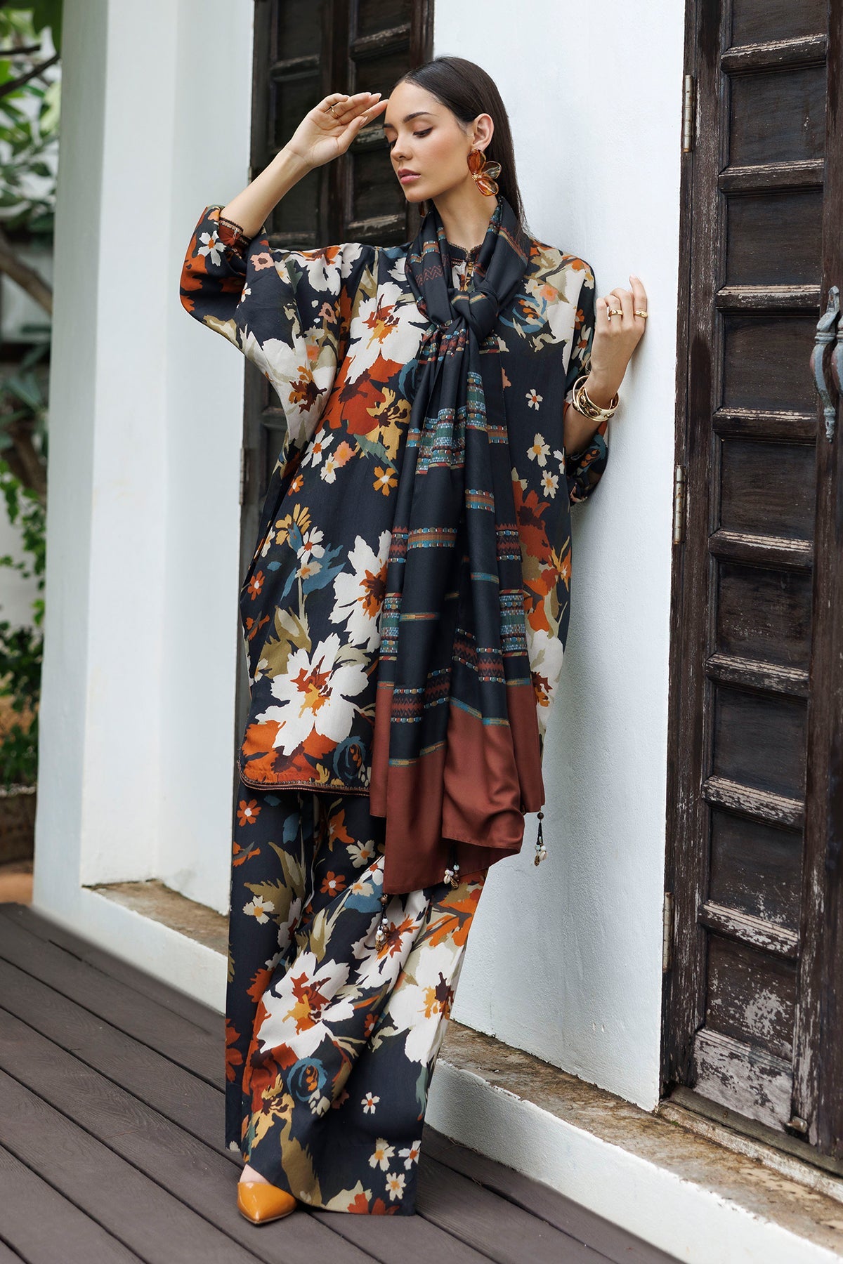 Baroque | Digital Printed Viscose Winter | SF-4561