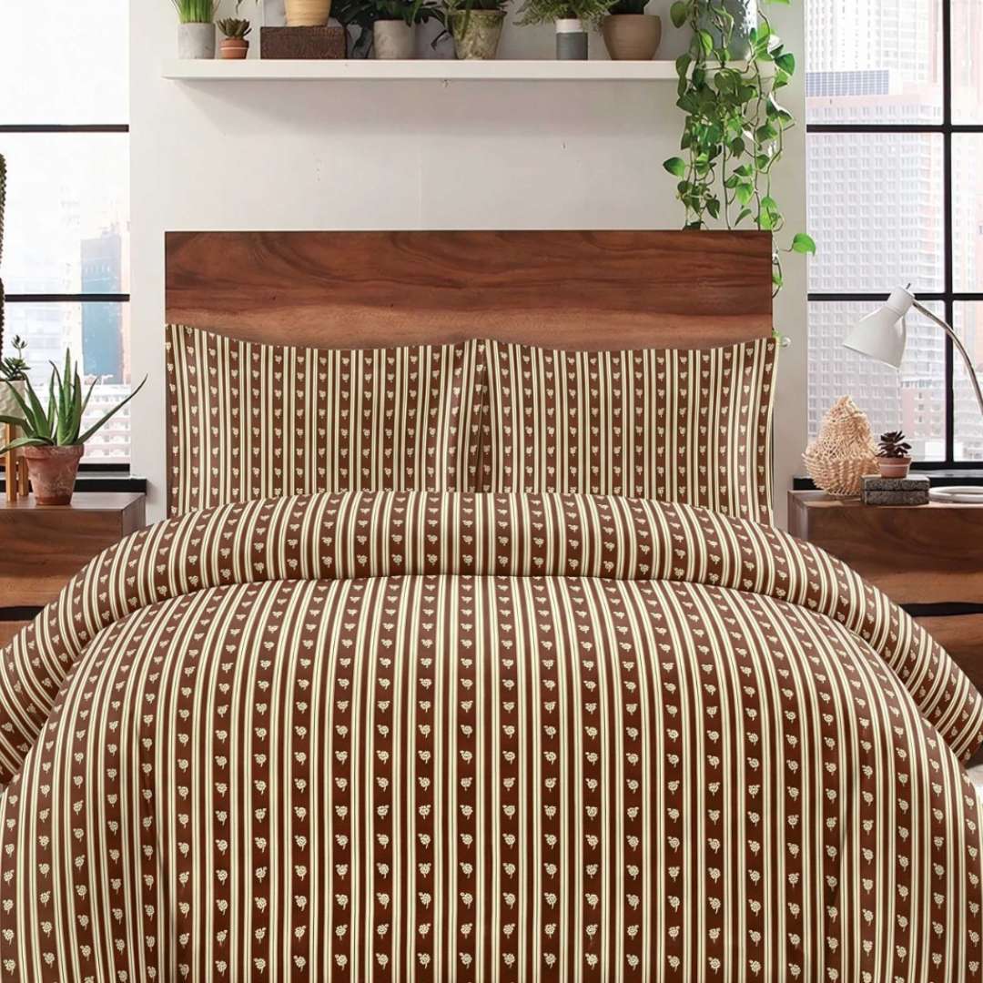 Zainab Fatima | King Size Bed Sheet Set | ZF-BED-016