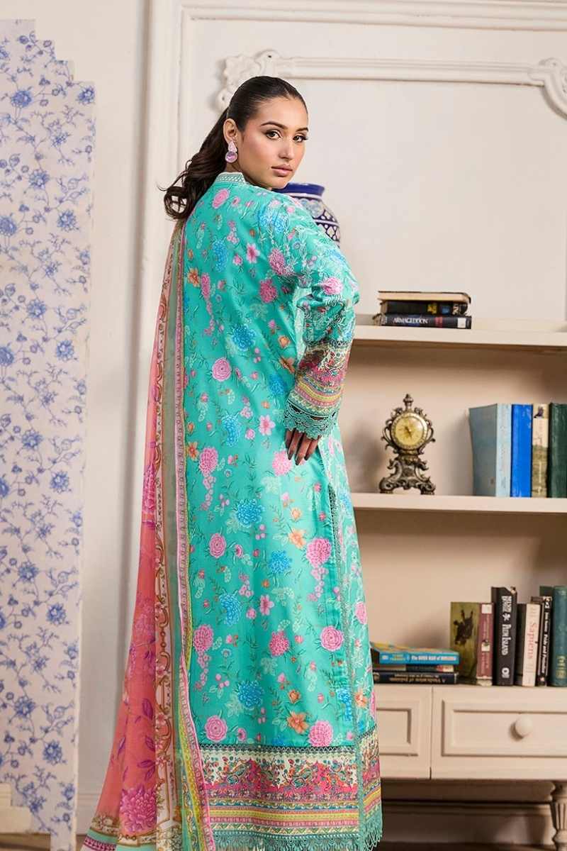 Raj Bari | Raha - 3 pc Premium Chikankari Prints | RBR - 08