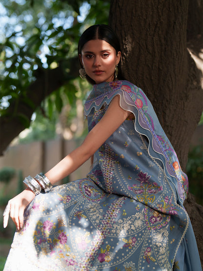 Bin ILyas | Heritage Dore - Unstitched 3 PC Lawn | 172-A