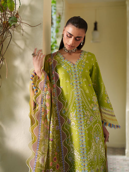 Bin ILyas | Heritage Dore - Unstitched 3 PC Lawn | 172-B