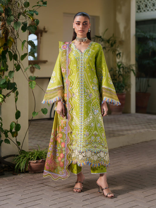 Bin ILyas | Heritage Dore - Unstitched 3 PC Lawn | 172-B