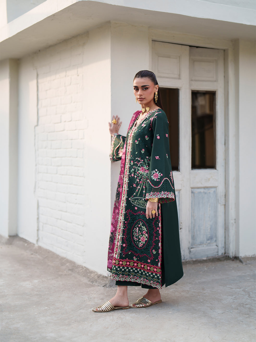 Bin ILyas | Heritage Dore - Unstitched 3 PC Lawn | 174-B