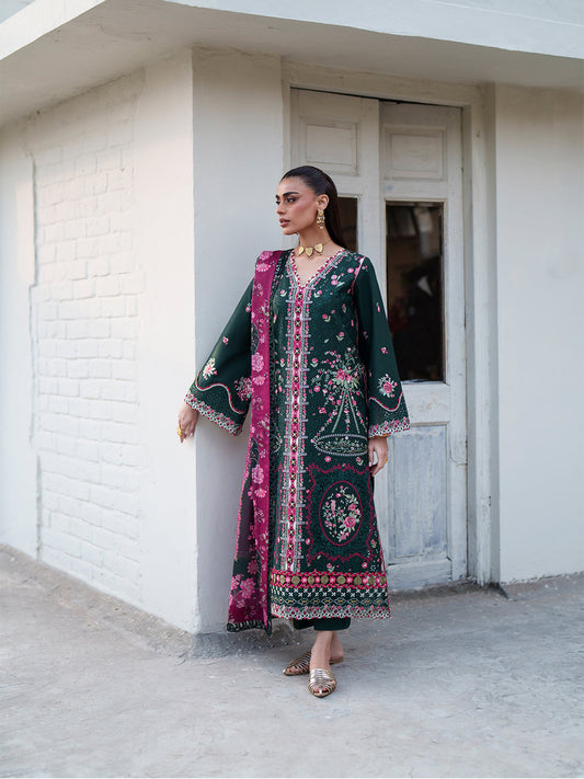 Bin ILyas | Heritage Dore - Unstitched 3 PC Lawn | 174-B