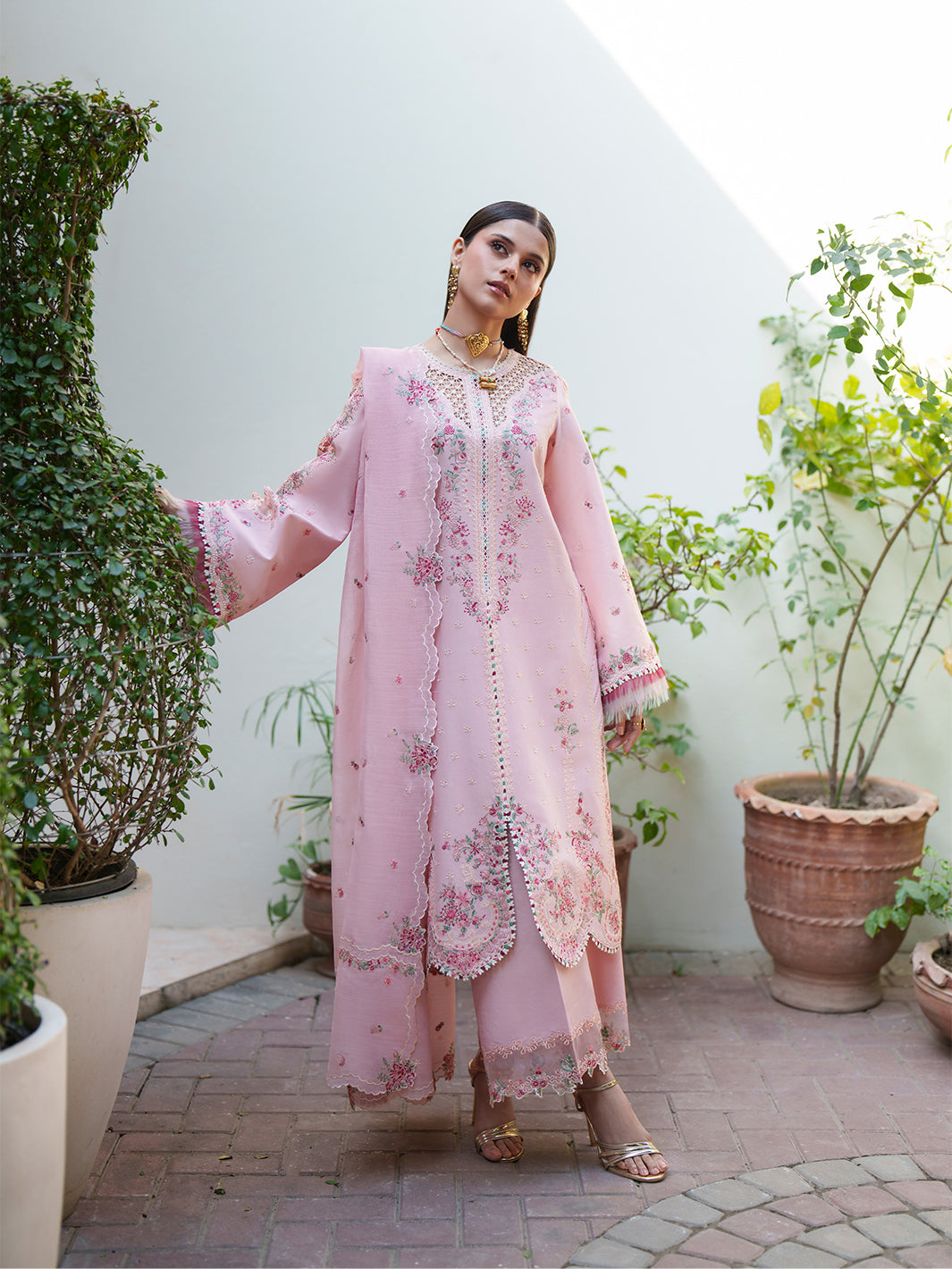 Bin ILyas | Heritage Dore - Unstitched 3 PC Lawn | 176-B