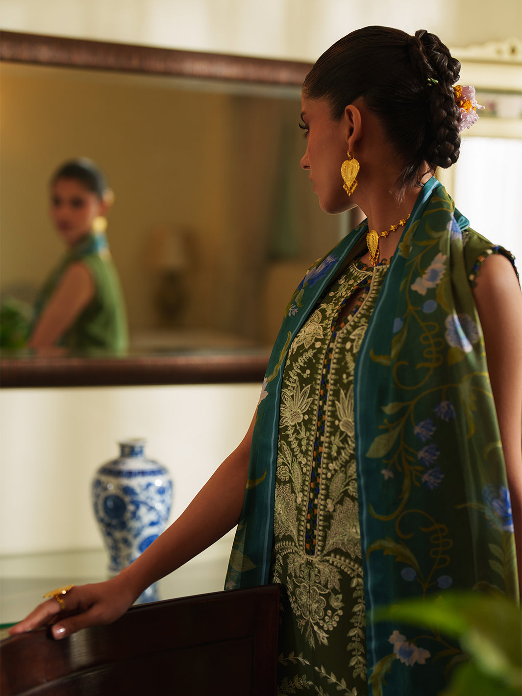 Bin ILyas | Heritage Dore - Unstitched 3 PC Lawn | 177-A