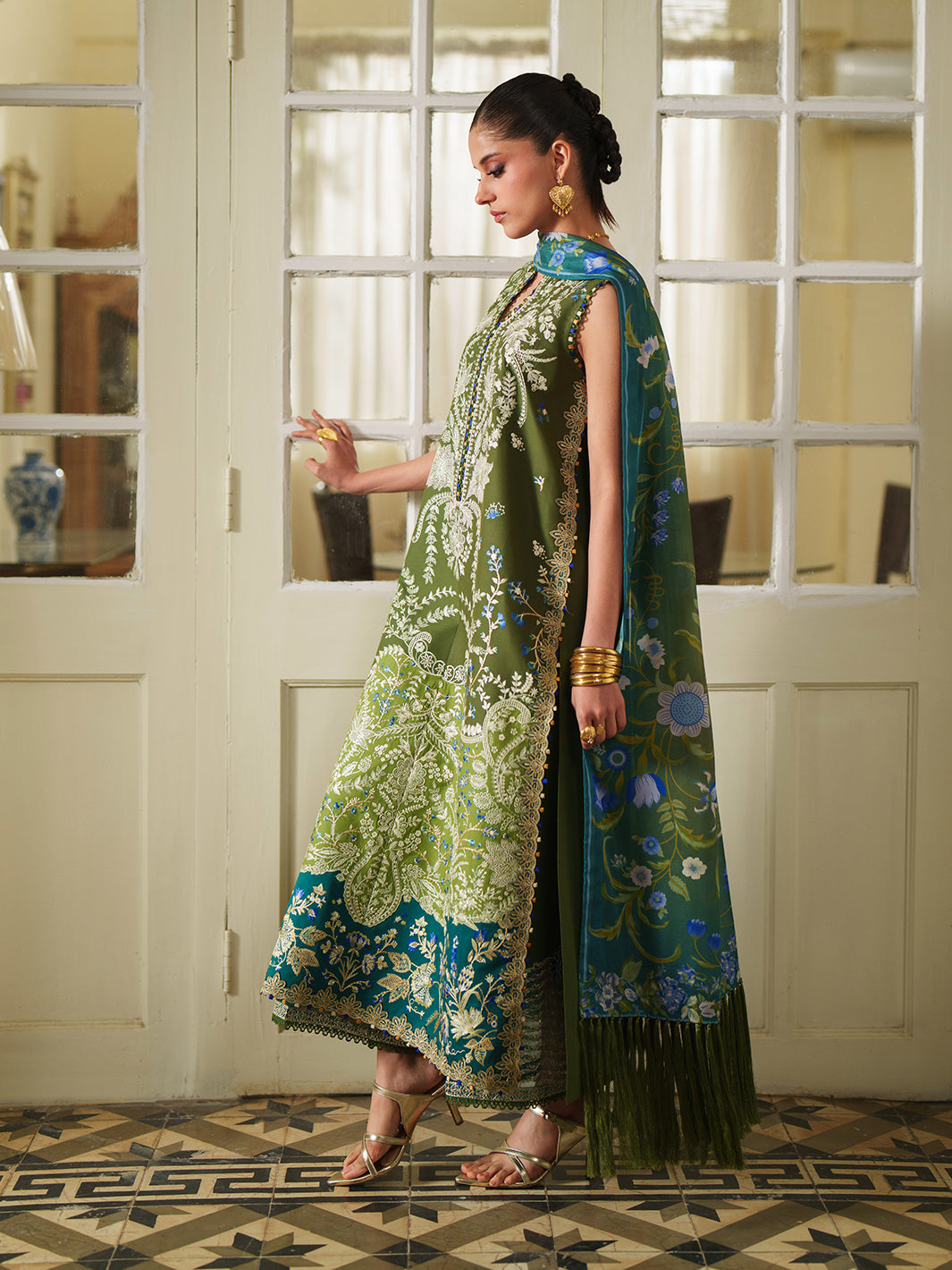 Bin ILyas | Heritage Dore - Unstitched 3 PC Lawn | 177-A