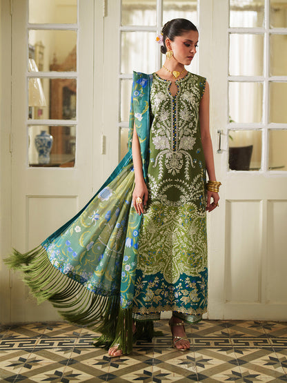 Bin ILyas | Heritage Dore - Unstitched 3 PC Lawn | 177-A