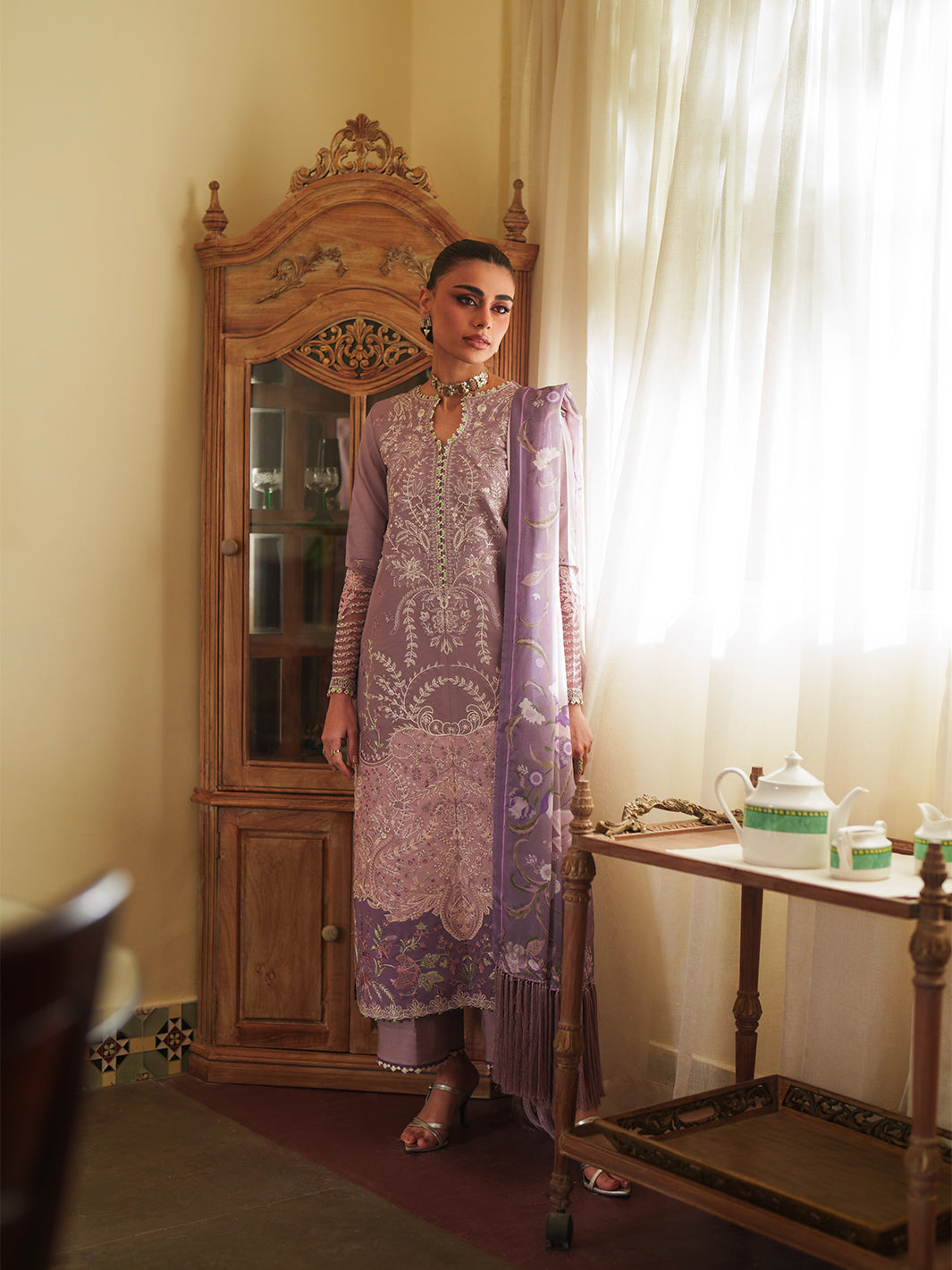 Bin ILyas | Heritage Dore - Unstitched 3 PC Lawn | 177-B