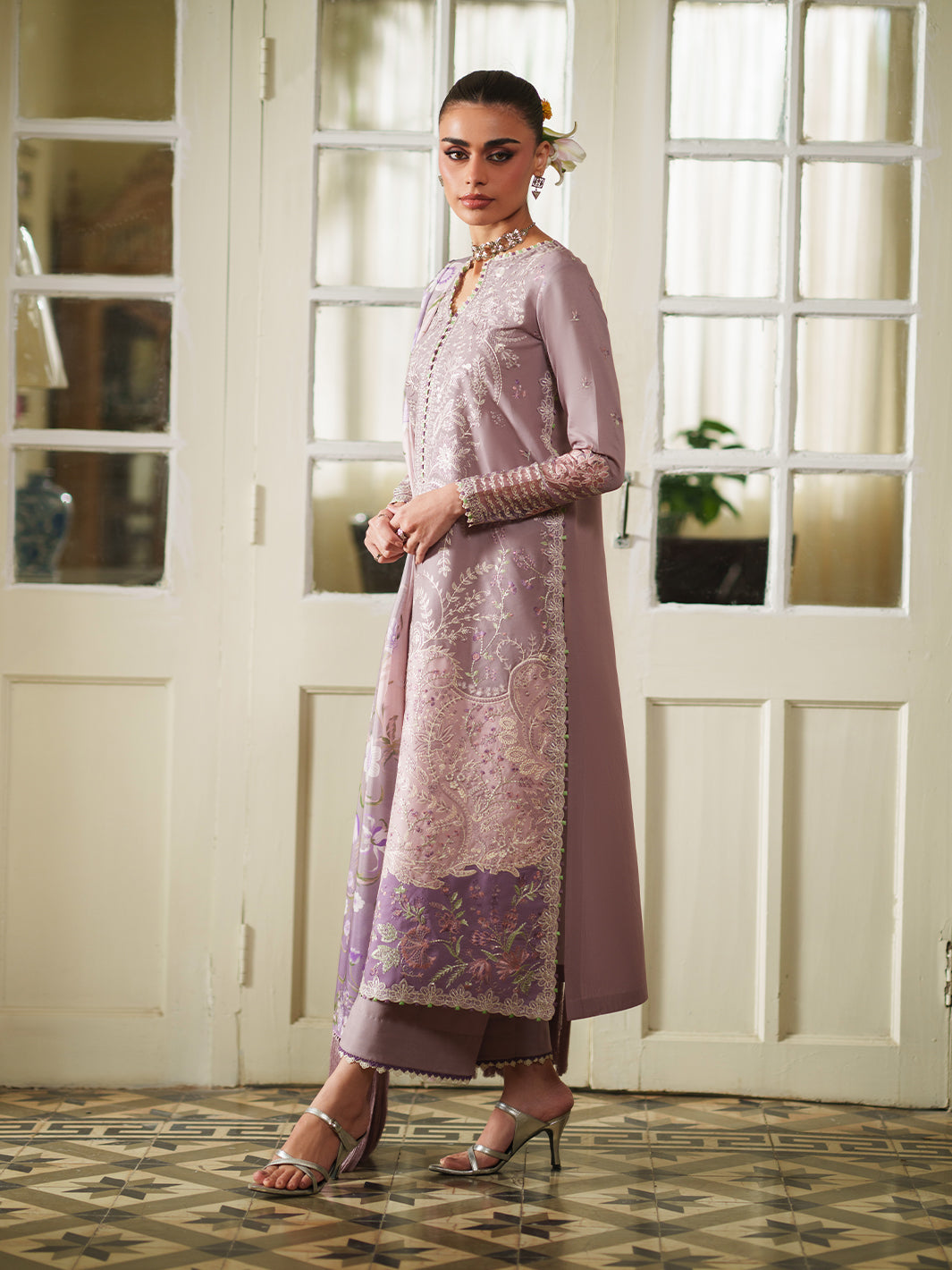 Bin ILyas | Heritage Dore - Unstitched 3 PC Lawn | 177-B