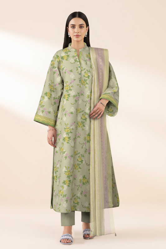 SAPPHIRE | 3 PIECE - PRINTED LAWN | 3PB-WS26CL2-17