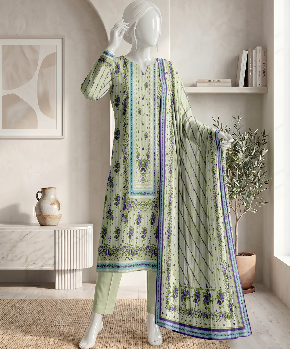 Bin Ameer | Signature 3PC Printed Lawn | D10