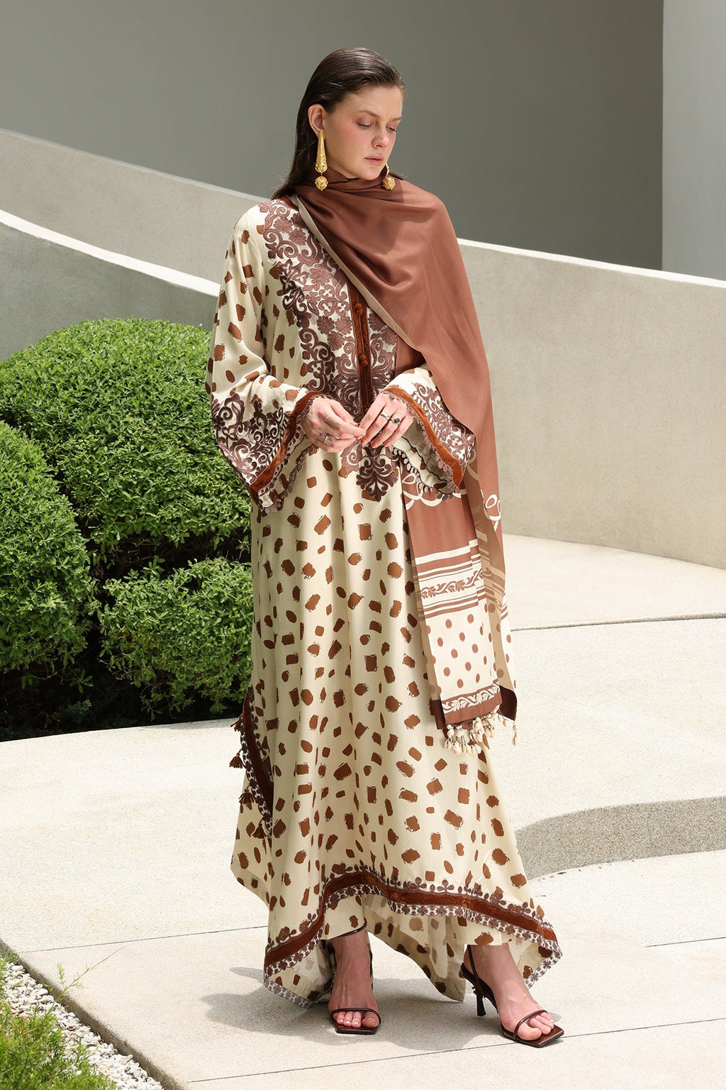 Baroque | Digital Printed Viscose Winter | SF-4558